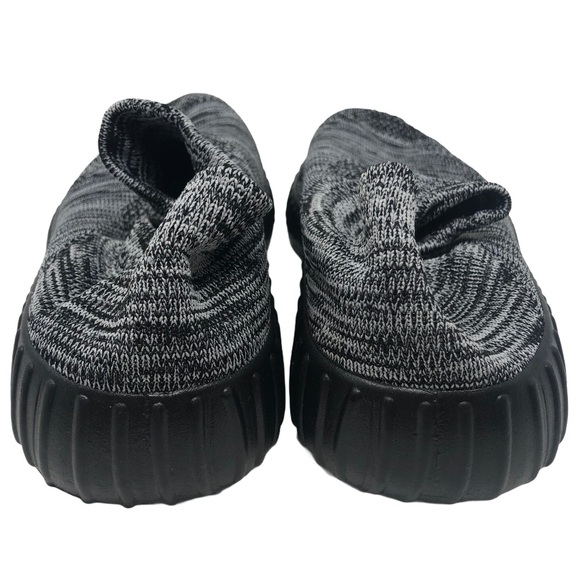 NEW PATTRILY Gray & Black Flying Sneaker-Size 8 - Picture 6 of 9